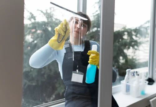 Nettoyage de vitres intérieures et extérieures à Poupas